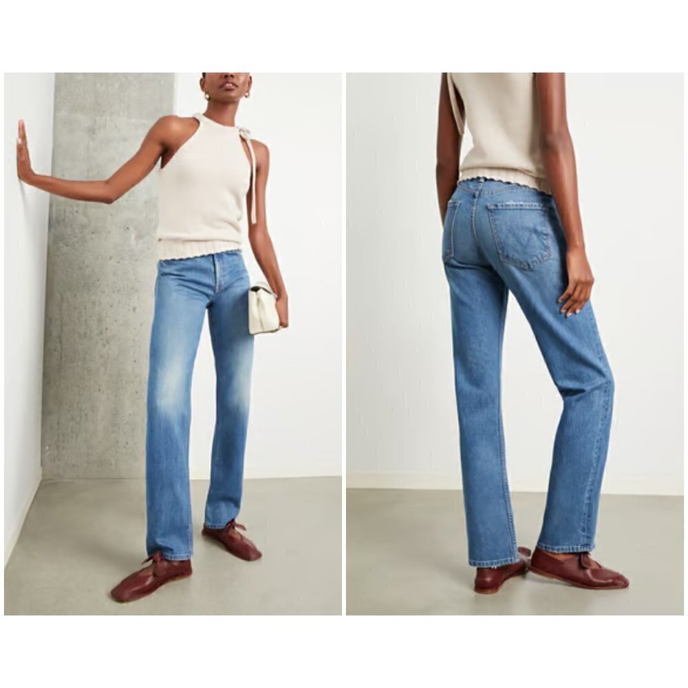 💕MOTHER SUPERIOR💕 The Smarty Pants Skimp Jeans ~ Flash Back 29 NWOT - Picture 2 of 16